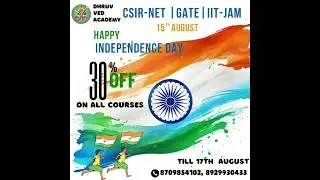30% off on all courses| CSIR-NET|GATE| IIT-JAM