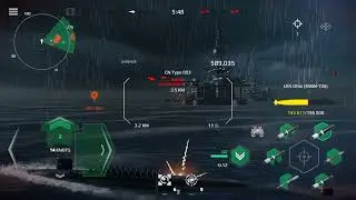Modern Warships: USS Ohio tactical setup with great AA protection