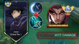 GOODBYE YU ZHONG META, THIS NEW JULIAN HYBRID BUILD IS SO BROKEN (brutal damage) - Mobile Legends