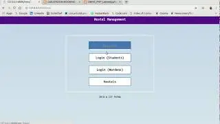 Hostel Automation System in implemented in Django and PHP.