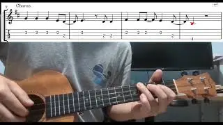 Bad Moon Rising (Creedence Clearwater Revival) - Easy Beginner Ukulele Tab Playthrough Lesson
