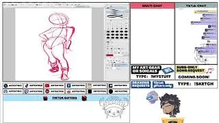 Digital Art Stream || OC CHARACTER DESIGN & VTUBER modeling #SHORTS #ANIMEART #ARTSTREAM #HOWTODRAW