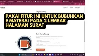 Gunakan Fitur Ini untuk Membubuhkan E Materai dalam 2 lembar dokumen