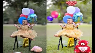 Birthday Girls Picture Editing Urdu/Hindi Tutorial