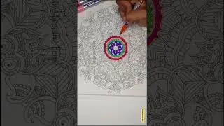 Mandala Coloring Book #mandalaart  #mandalacolouring #art #mandala #colorfulmandala