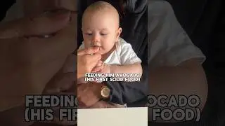 What i feed our baby for the first time? #weaning #feedingbaby