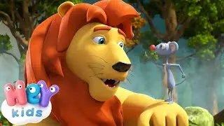 Der Löwe Und Die Maus fabel 🦁 Märchen für Kinder - HeyKids Deutsch
