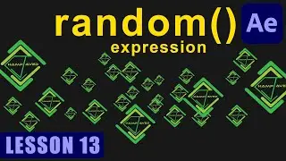 Random Expression l After Effects Expression Training Lesson 13