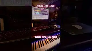Having fun composing some combat track for upcoming Castle Craft by @twinearth 🎮🔥🎶