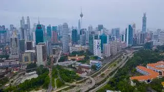 kuala lumpur city center in malaysia | 4K Footage