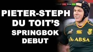 Pieter-Steph du Toit's Springbok Debut