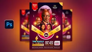 How to Design a church Flyer for FRESHERS 🌹 (BEGINNERS FREE COURSE)
