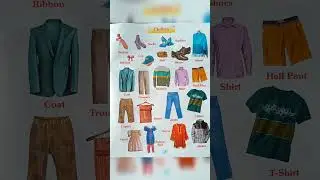 Clothes Name In English \\ 10 Clothes Name In English #asfuturestudy #shorts #short #ytstudio #viral