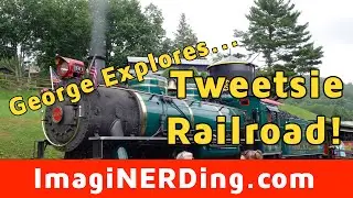 George Visits Tweetsie Railroad Theme Park in Blowing Rock, NC