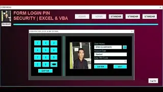 MODERN FORM LOGIN PIN CODE | EXCEL & VBA TUTORIAL