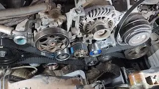 Subaru Liberty 2.5 L timing belt removal and replacement