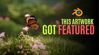 I Made a Blender Artwork That Got Featured on BlenderNation