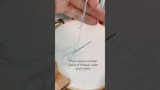Whipped Back Stitch Hand Embroidery Tutorial