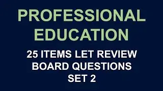 Professional Education Set 2