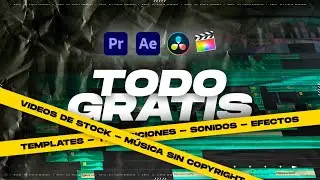 FREE EFFECTS, TEMPLATES and SOUNDS for VIDEO EDITING (Premiere, After Effects, Davinci, FCPX)