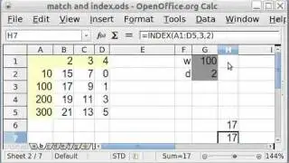 spreadsheet basics (MATCH AND INDEX WITH 3 VARIABLES)