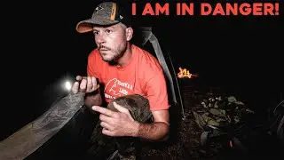 (I AM IN DANGER!) Terrifying Night CAMPING ALONE IN HAUNTED SATANIC CULT FOREST