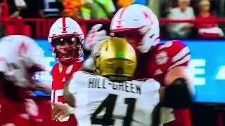NEBRASKA 🌽 HUSKERS go up 28-0 on COLORADO BUFFALOS #ncaafootbal #viralvideo #adidas