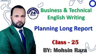ENG201 Short Lecture - 25 | VU Short Lecture | Planning Long Reports in (Urdu / Hindi)
