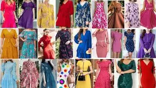 VESTIDOS DE MODA VERANO 2024 MODERNOS ELEGANTES Y SENCILLOS VESTIDOS TENDENCIA EN PRIMAVERA 2025💖✅️