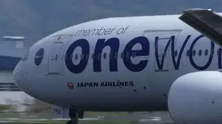 JAL Boeing 777-300 JA752J Taxi and Takeoff