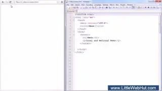 HTML5 Tutorial For Beginners - 5 of 6 - New Semantic Elements