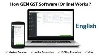 Gen GST Software (Online) Easy Tutorial Video - How it Works?