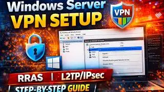 Build a Secure VPN on Windows Server (RRAS + L2TP/IPsec) – Step-by-Step