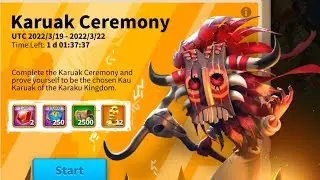 Karuak Ceremony OP?!? 👀👀
