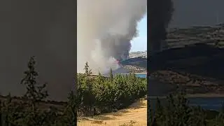 15 Temmuz 2024 Bayramiç / Kaykılar Köyü Yangını Hâlâ Devam Ediyor