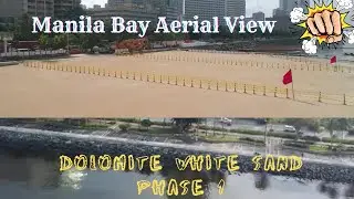 Manila Bay Aerial View-Dolomite White Sand Phase 1 completed