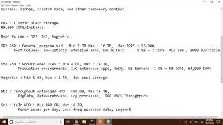 EC2 : EBS Volumes