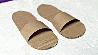 adidas | How to make A1 adidas Slippers from Cardboard| | DIY | Cardboard Slippers