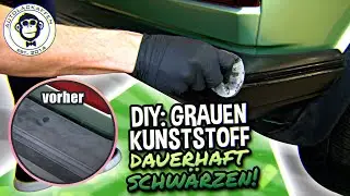 How to make gray plastic permanently black | AUTOLACKAFFEN