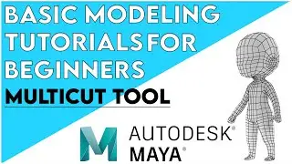 AUTODESK MAYA BASIC MODELING TUTORIAL FOR BEGINNERS IN HINDI | MULTI CUT TOOL | PART 5