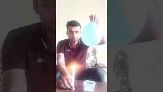 Fire water balloon candle experiment #scienceexperiment #science #shortvideo #experiment  #shorts