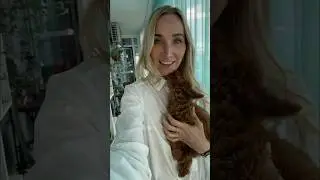 Наш щенок той пудель Боня🐾 нападает на цветы🌸