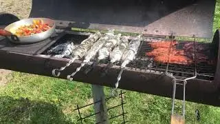 Необычный мангал жарка мяса !!!