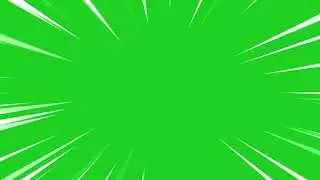 Anime zoom green screen