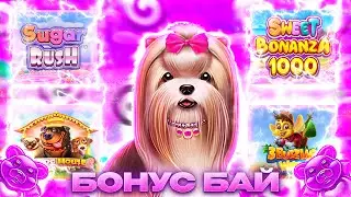 БОНУСБАЙ В ТОПОВЫХ СЛОТАХ | БУДЕТ ЛИ ЗАНОС??? | SUGAR RUSH | SWEET BONANZA 1000 | THE DOG HOUSE