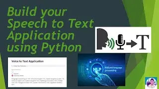 Speech Recognition Using Python | Build your Speech to Text Ml Application | Streamlit