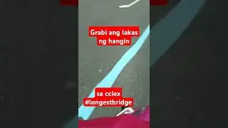 ang lakas Ng hangin pagdaan ko sa cclex na nka motor