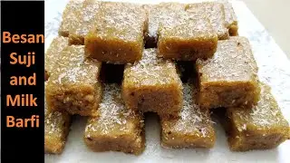 besan suji ki barfi