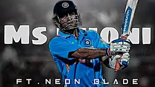 NEON BLADE -ft.MS DHONI|| dhoni edit|| dhoni WhatsApp status