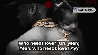 Tory Lanez-Who needs love Official lyrics video